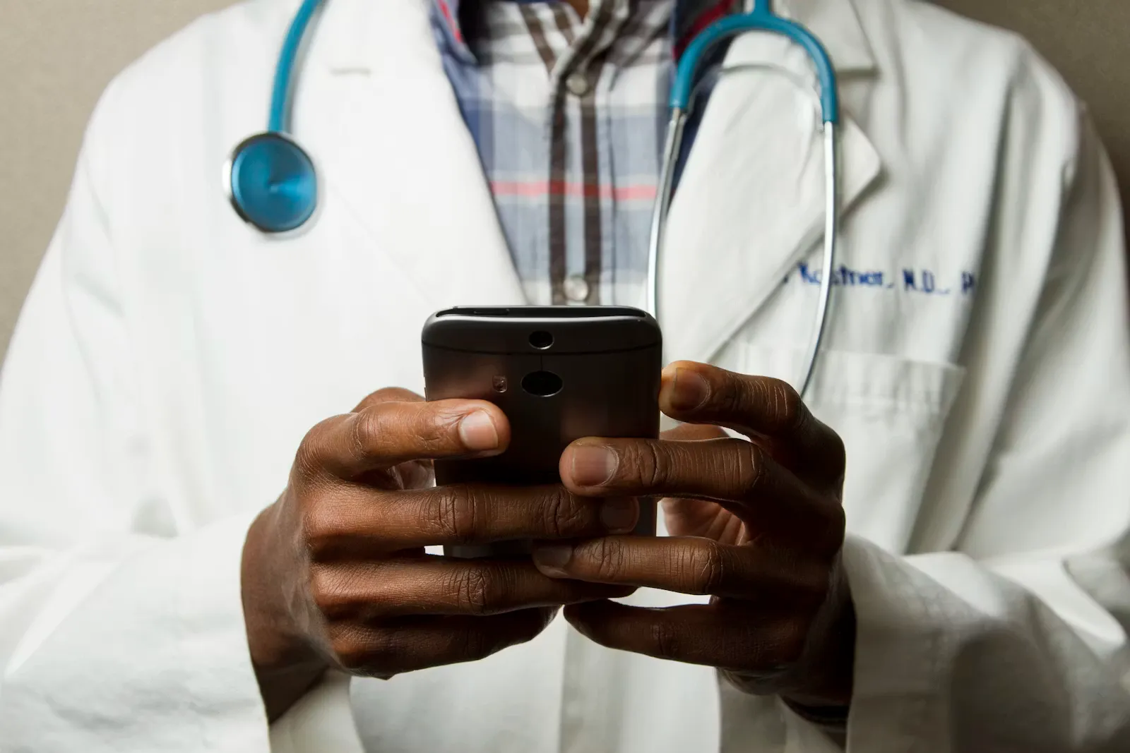 Doctor examining a patient during a clinical rotation, representing the placement a clinical clerkship application leads to